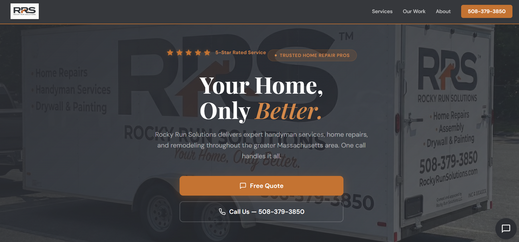 Rocky Run Solutions website preview